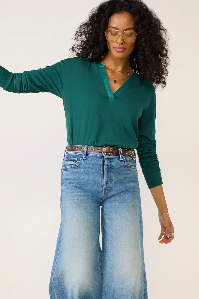 Women's Bex Split Neck Top 1