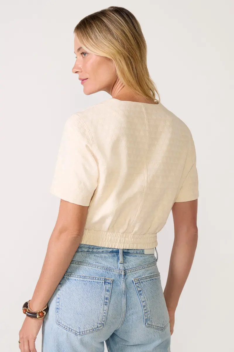 Women's Billie Textured Bomber Jacket 4