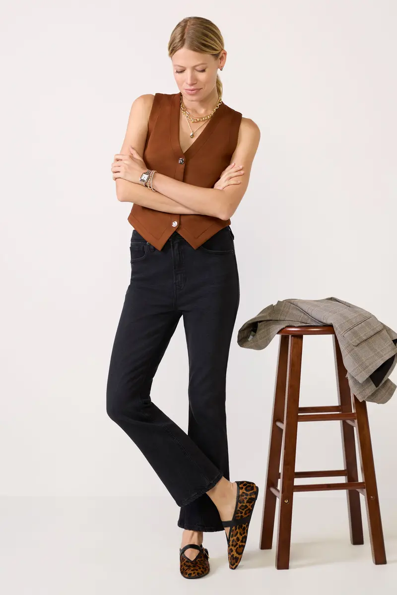 Women's Blair Ponte Vest 1