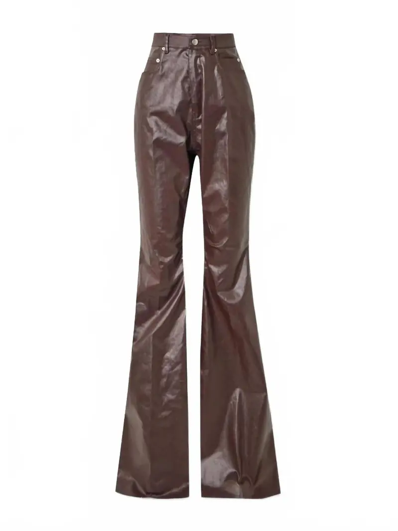 Women's Bolan Bootcut Trousers In Mahogany 1