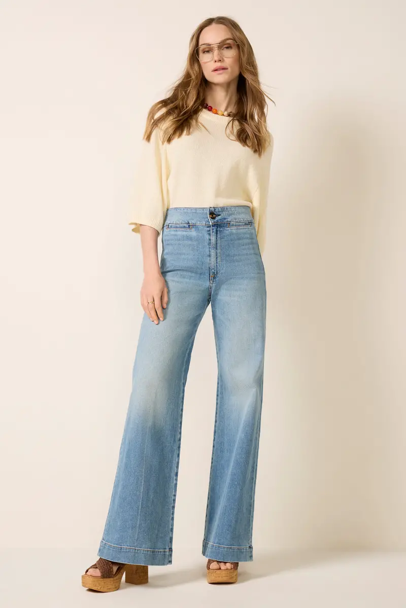 Women's Brighton Wide Leg Trouser Jeans 1