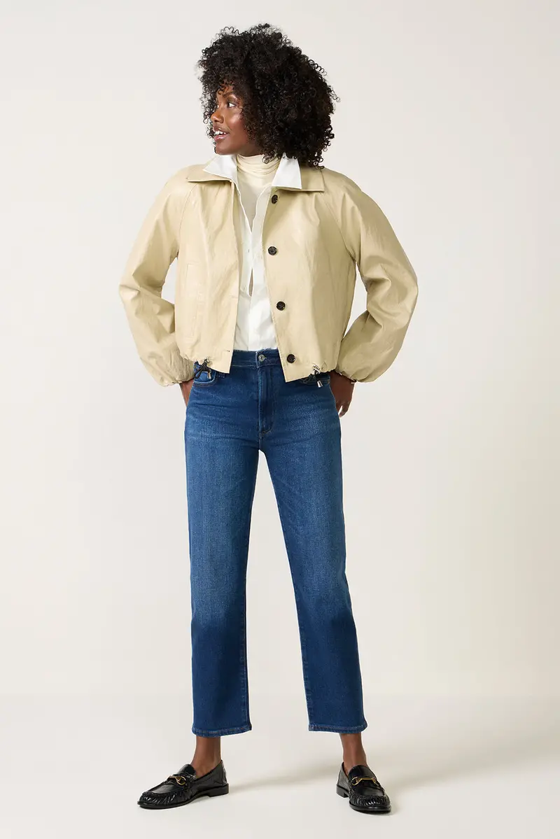 Women's Caia High Rise Straight Jean 1