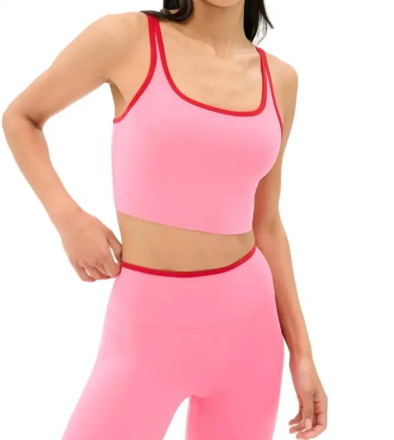 Women's Cait Rigor Bralette In Strawberry/Pirate Red 1