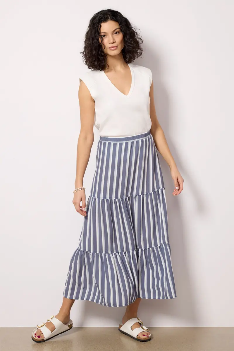 Women's Cali Stripe Skirt 1