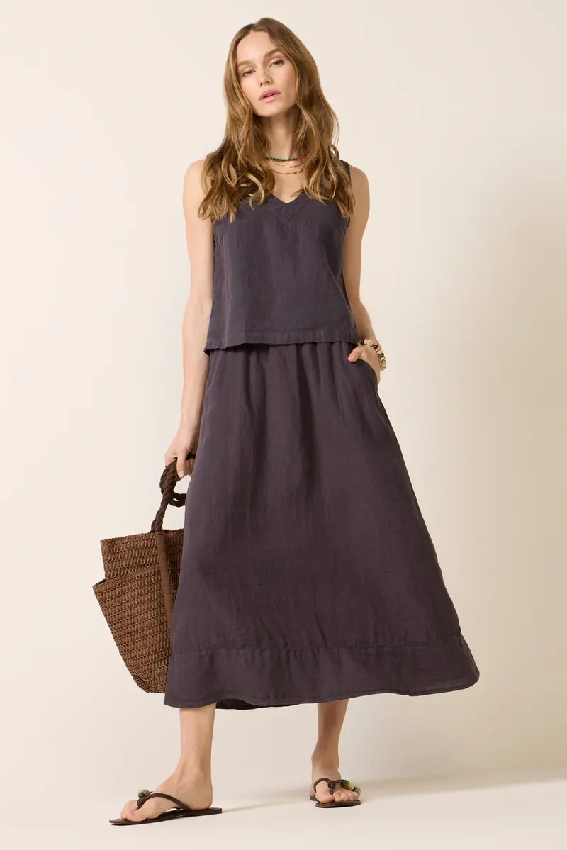 Women's Calla Linen Skirt 1