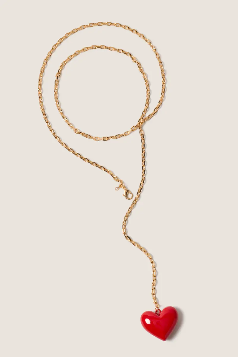 Women's Carina Heart Drop Necklace 1