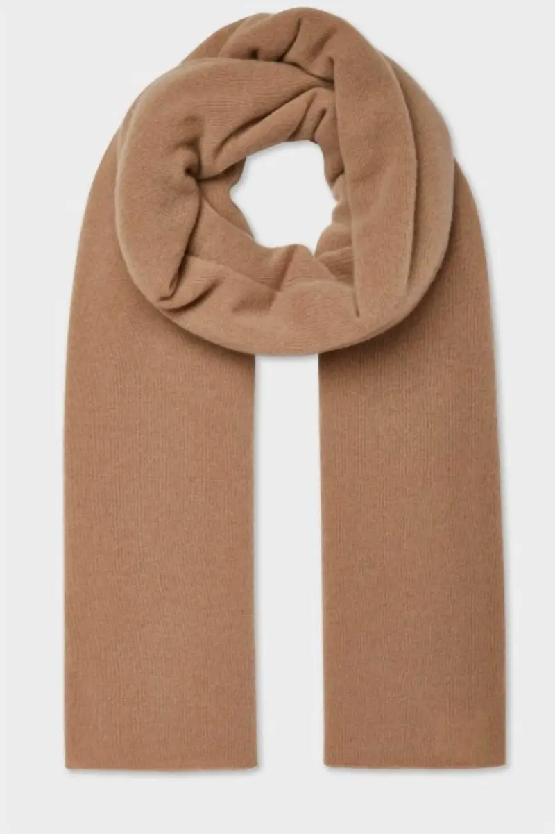 Women's Cashmere Travel Wrap In Camel 1