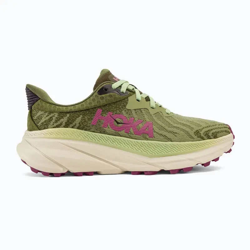 Women's Challenger 7 Trail Running Shoes In Forest Floor Beet Root 1