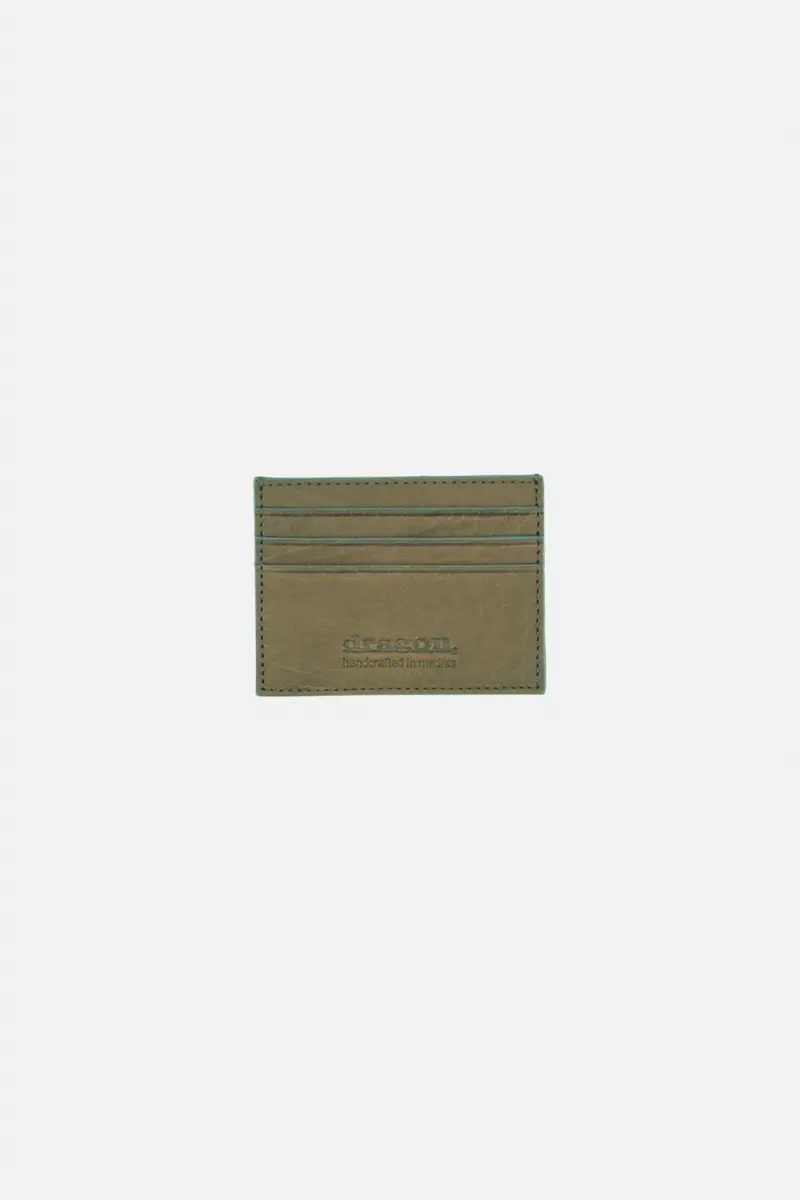 Women's Check Cardholder In Green 2