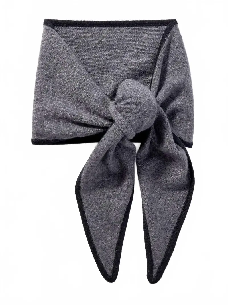 Women's Chelsea Scarf In Graphite Black 1