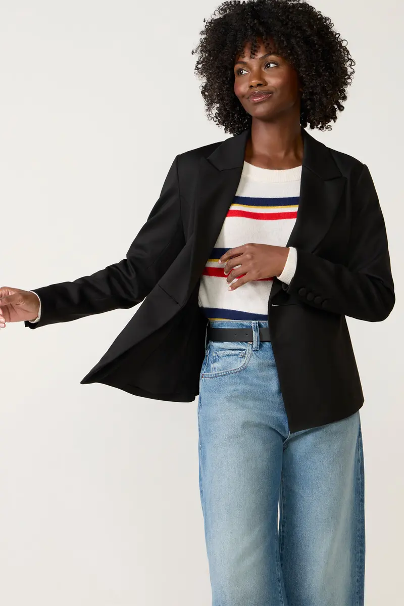 Women's Chrissy Ponte Blazer 1