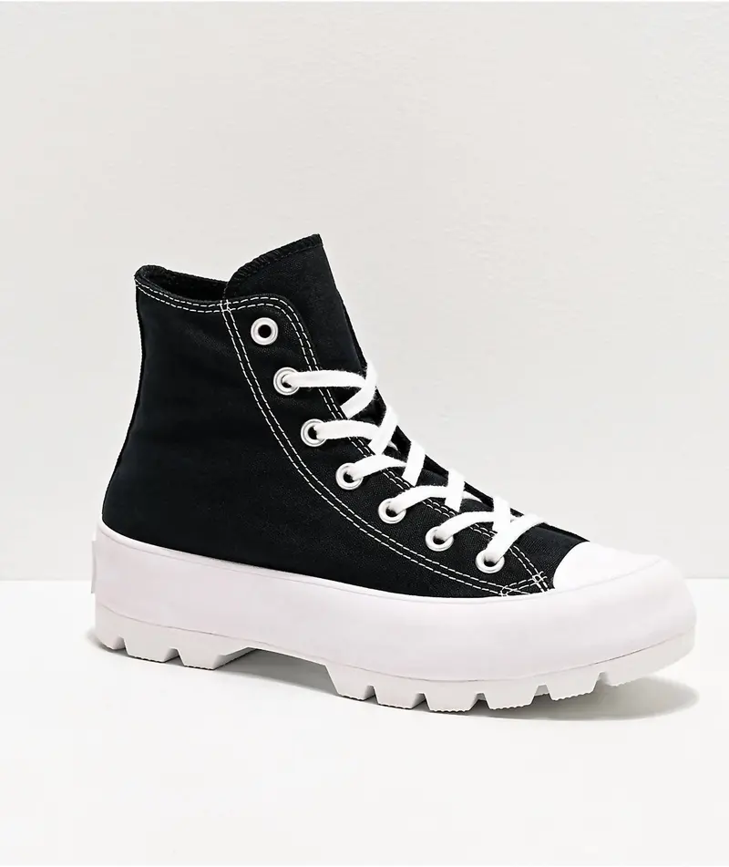 Women's Chuck Taylor All Star Lugged High Top Shoe In Black 1