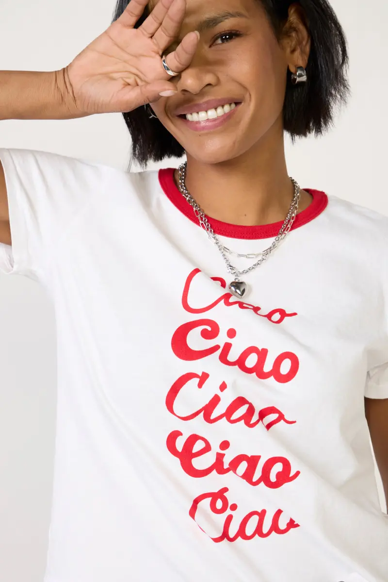 Women's Ciao Ciao Ringer T-Shirt 3