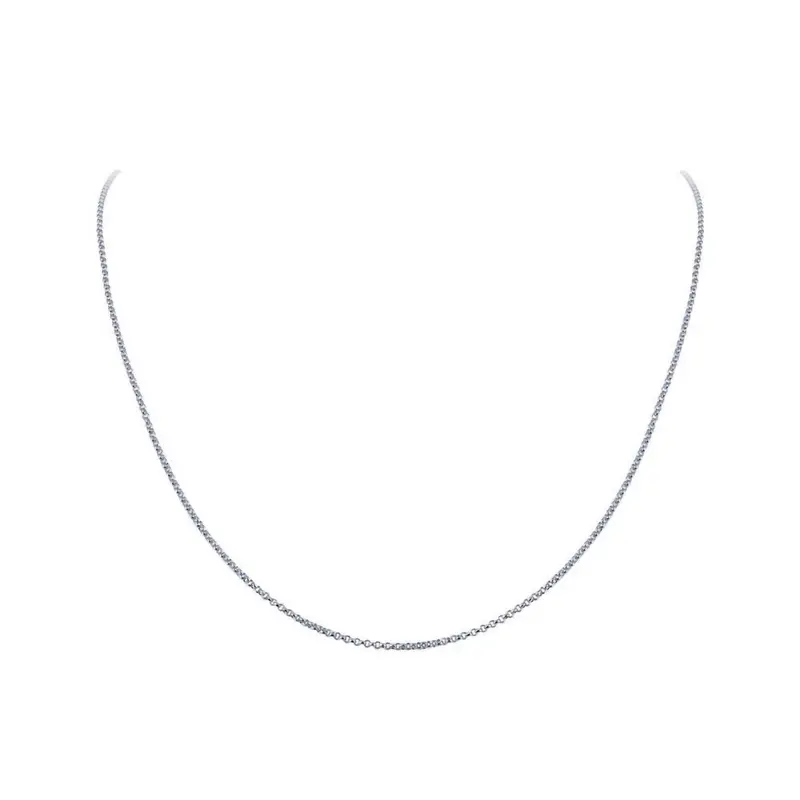 Women's Classic Chain 20" Necklace In Platinum Bonded Sterling Silver 1