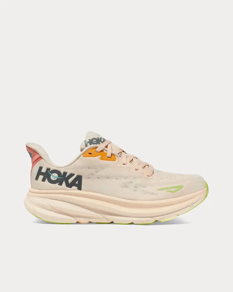 Women's Clifton 9 Running Shoes In Vanilla Astral 1