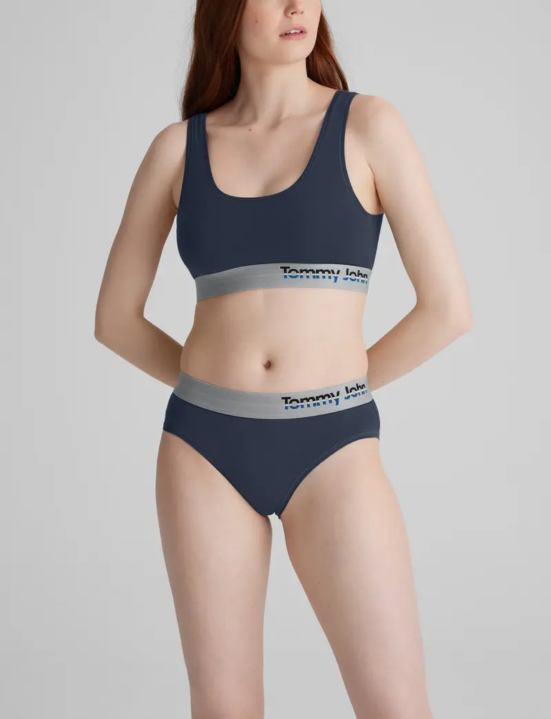 Women's Cool Cotton Scoop Bralette 1