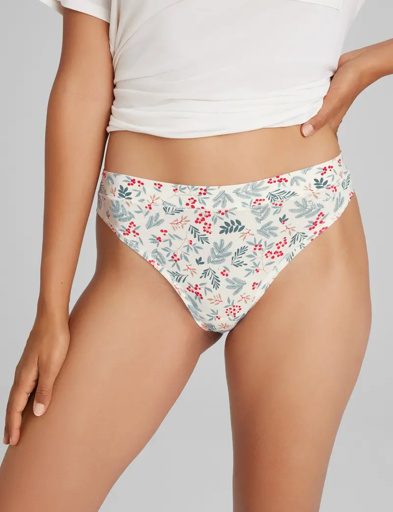 Women's Cool Cotton Thong 1