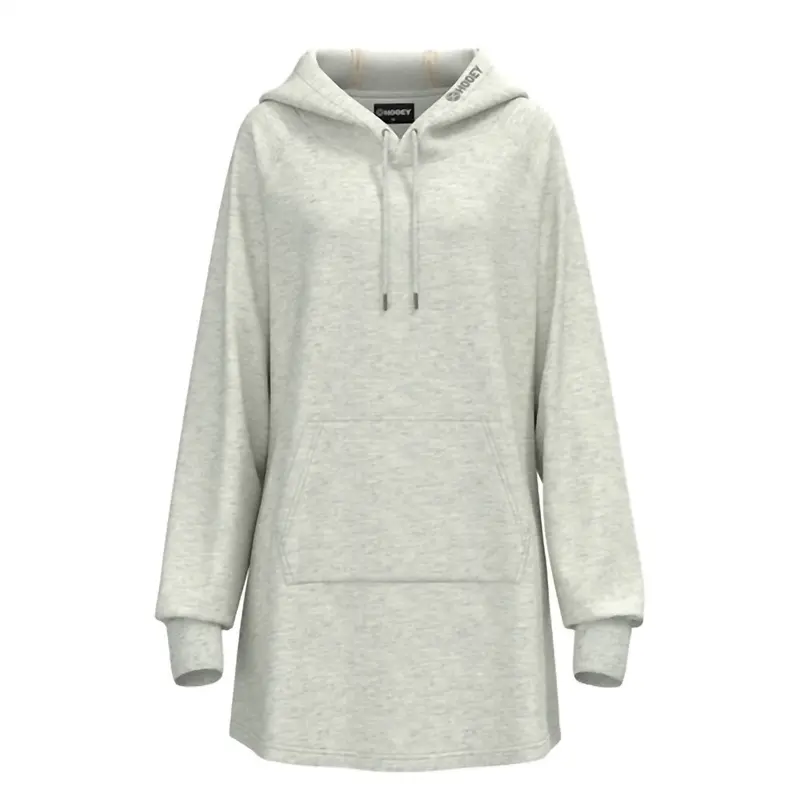 Women's Corpus Hoody Dress In Heather Grey 1