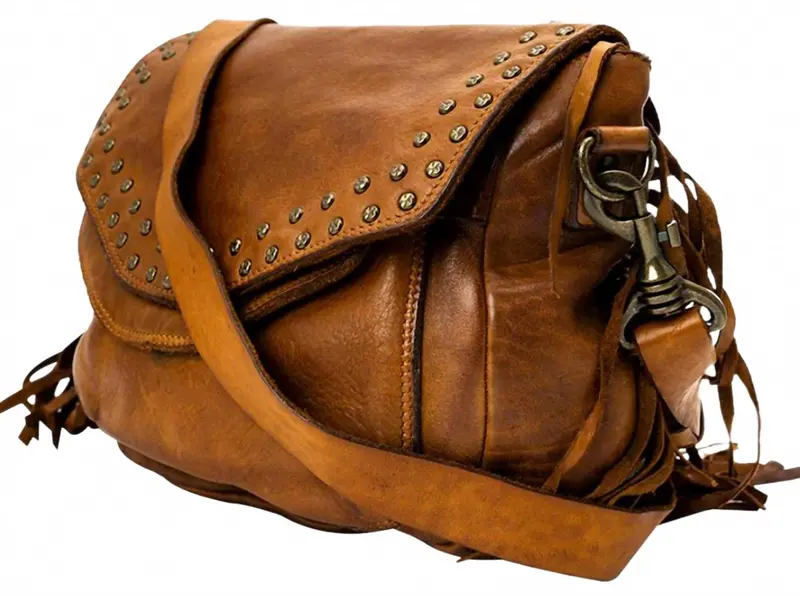 Women's Crossbody Genuine Leather Bag In Brown 1
