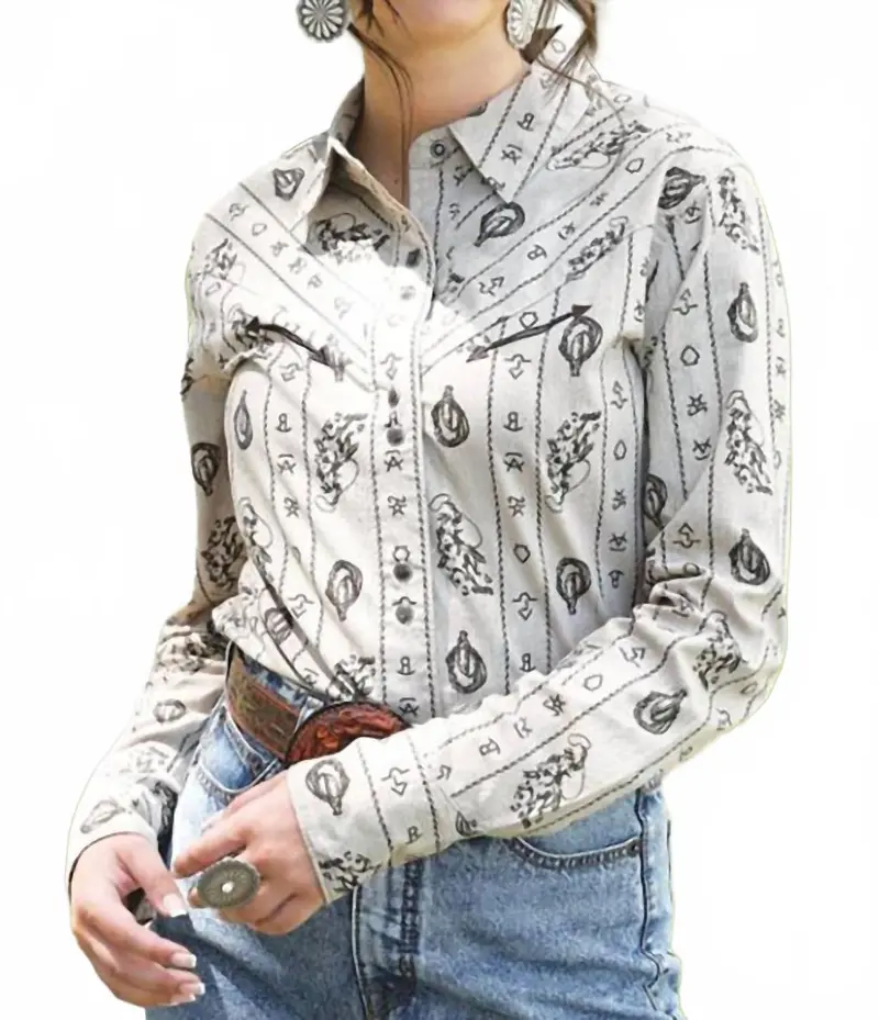 Women's Cruel Classic Fit Shirt In Stone 1