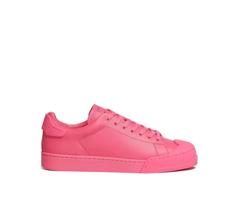 Women's Dada Bumper Low Top Leather Sneakers In Pink 1