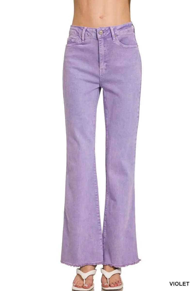 Women's Daisy Denim Jeans In Lavender 1
