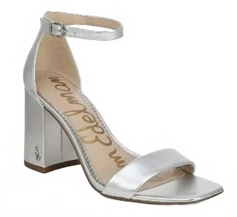 Women's Daniella Ankle-Strap Sandal In Silver 1