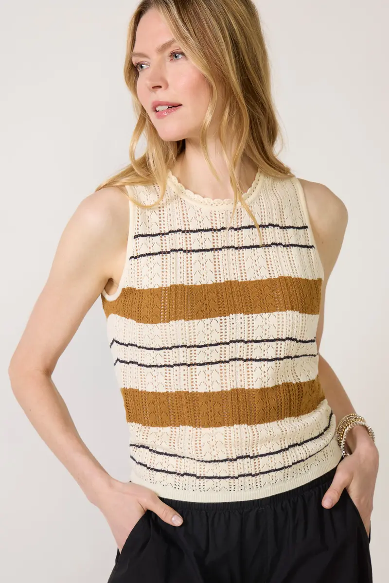 Women's Dayton High Neck Sweater Tank Top 1