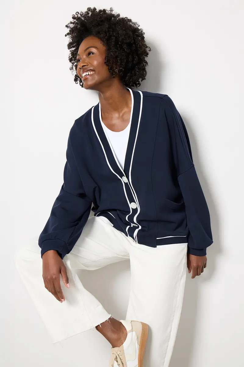 Women's Decker Off Court Cardigan 1