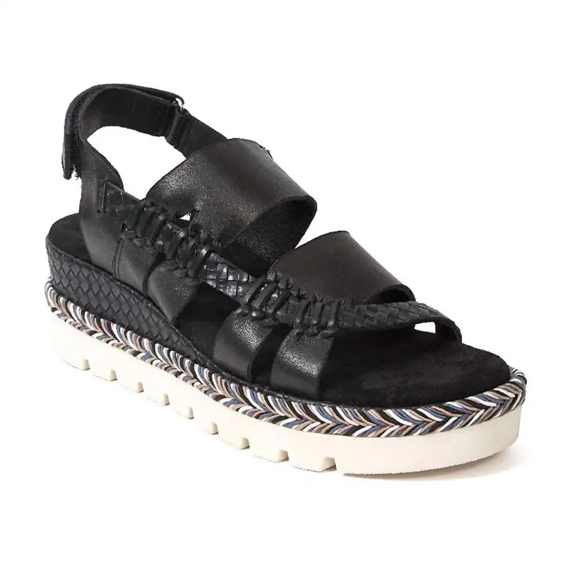 Women's Delight Wedge Sandal In Black 1