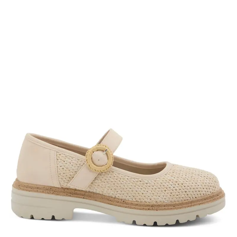 Women's Demure Mary Jane Shoes In Beige 1