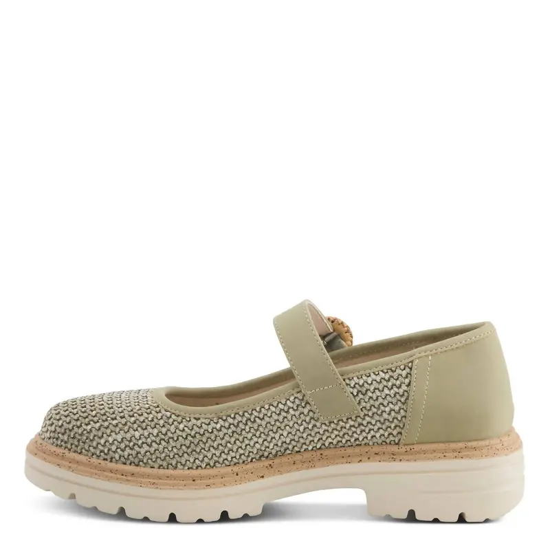 Women's Demure Mary Jane Shoes In Green 4