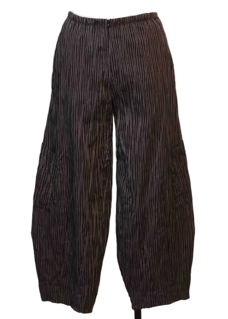 Women's Digby Crop Pant In Black/White 1