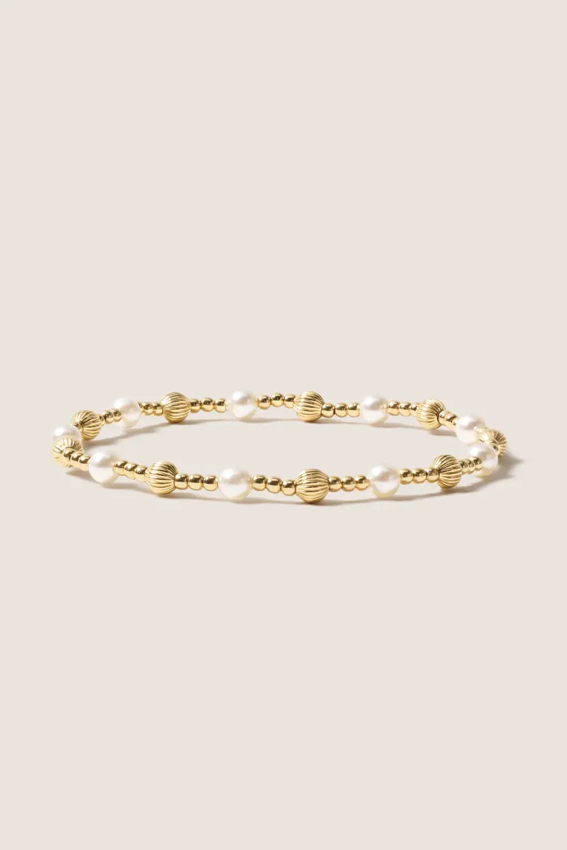 Women's Dignity Sincerity Gold 4Mm Bracelet 1