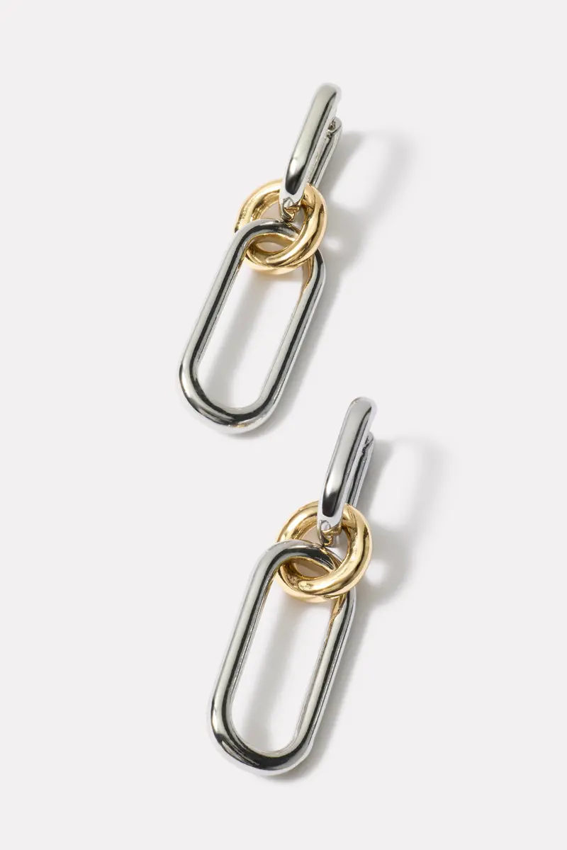 Women's Dorian Two Tone Earring 1