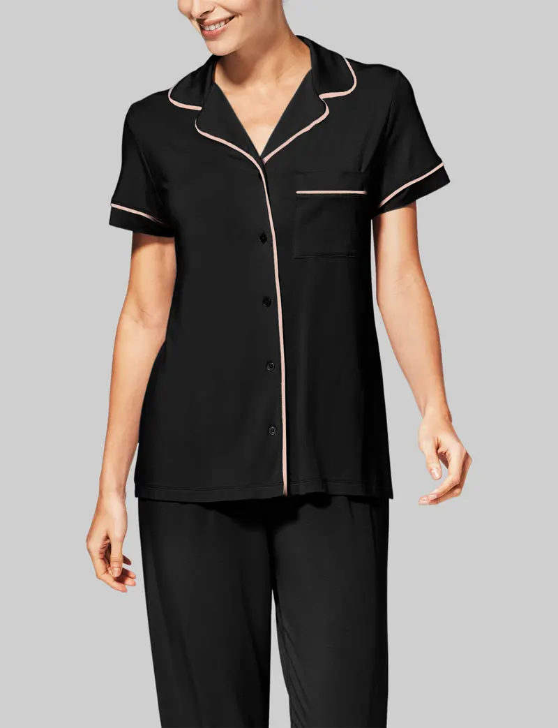Women's Downtime Short Sleeve Pajama Top 1