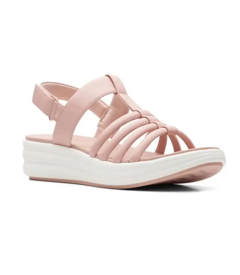 Women's Drift Ease Sandal In Taupe Synthetic 1