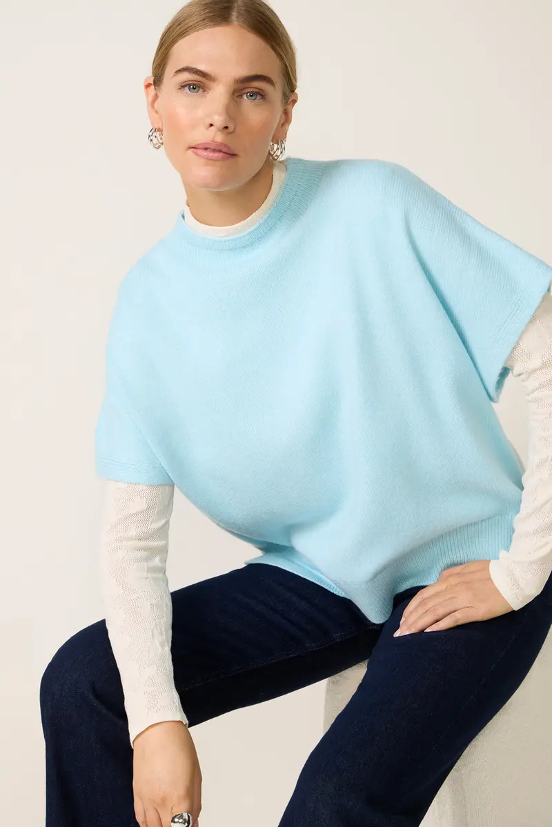 Women's Easy Layering Shell Sweater Top 1