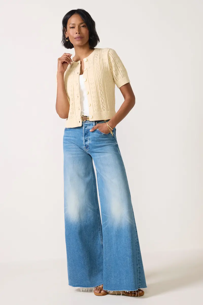 Women's Elle Pointelle Cardigan 2