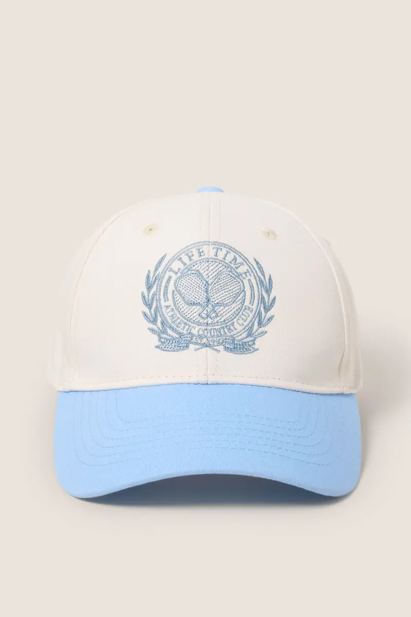 Women's Embroidered Crest Baseball Hat 1