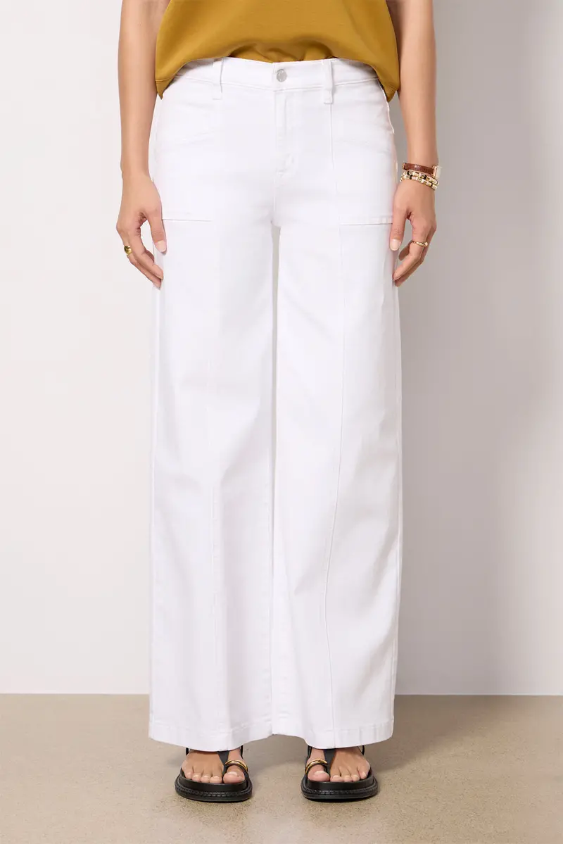 Women's Ever Wide Leg With Seam Detail Jeans 5