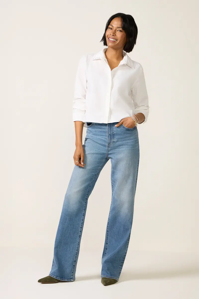 Women's Evie High Rise Slim Bootcut Jean 1