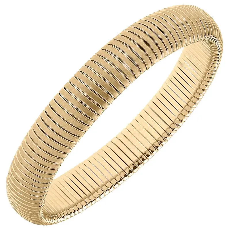 Women's Florence Watchband Bangle In Satin Gold 1