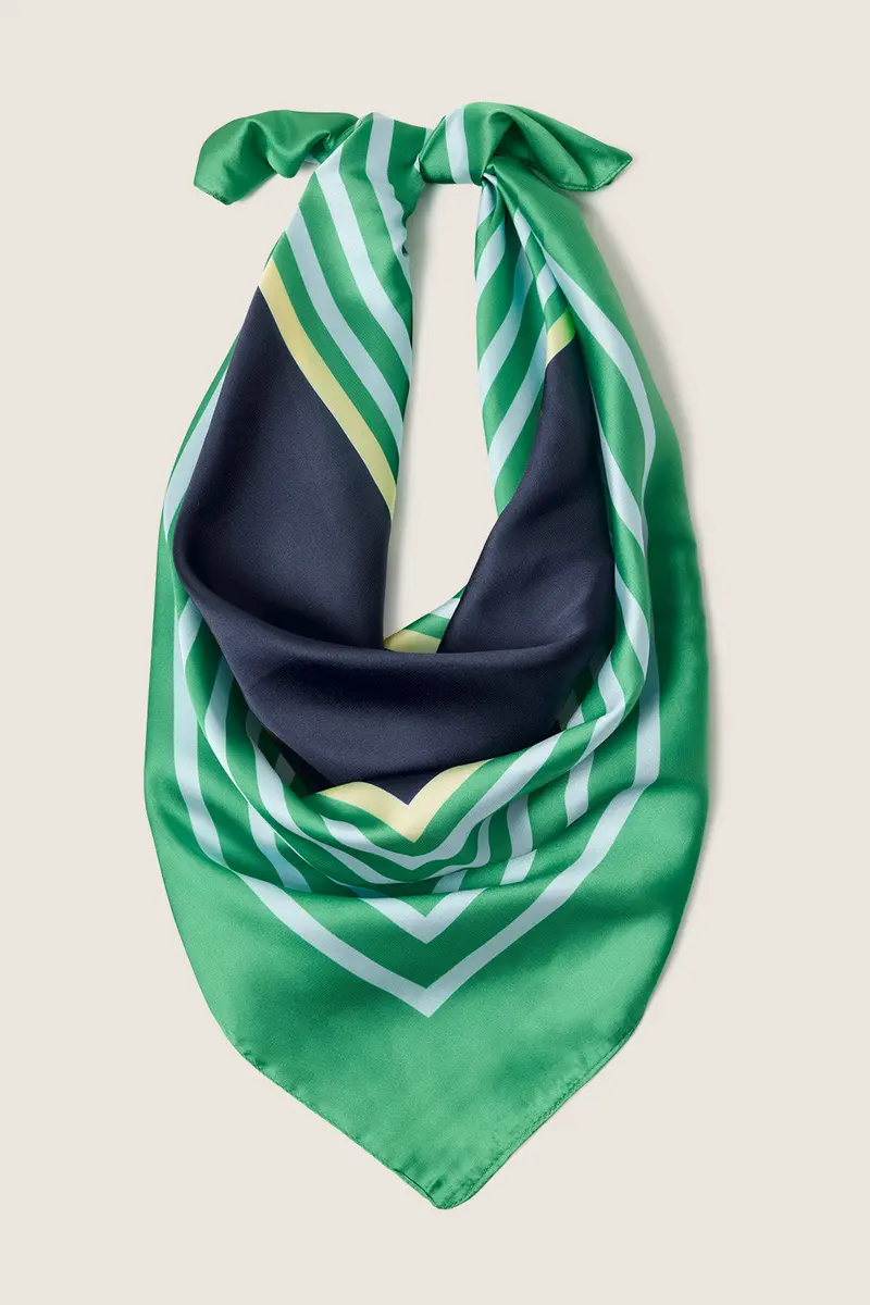 Women's Frances Square Border Bandana 1