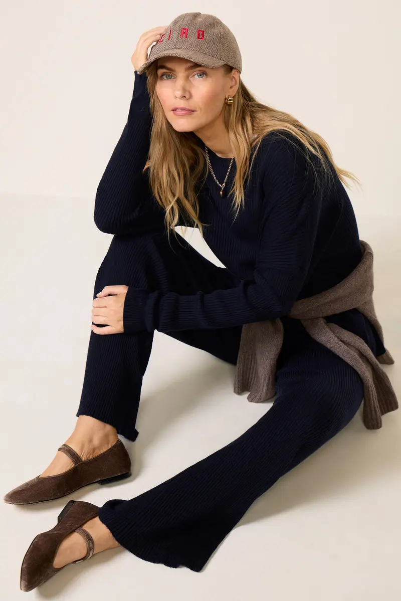 Women's Frankie Rib Sweater Pants 1