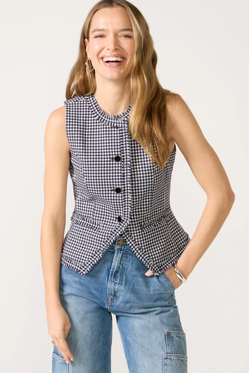 Women's Fray Edge Vest 1