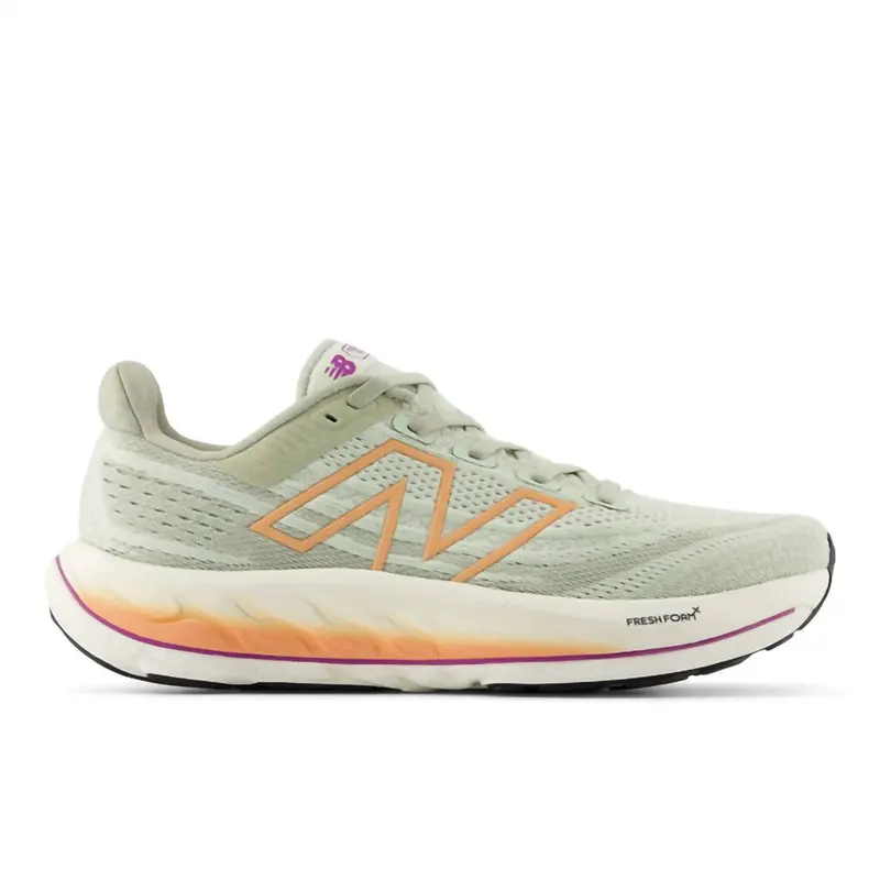 Women's Fresh Foam X Vongo V6 Running Shoes In Natural Mint Light Gold Metallic 1