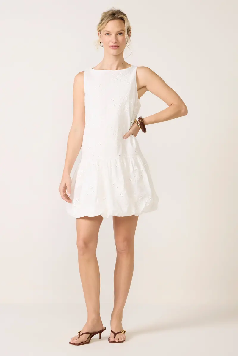Women's Garden Eyelet Bubble Dress 1