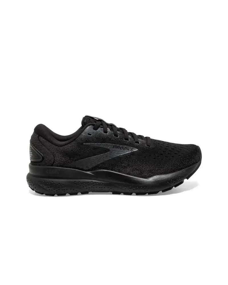 Women's Ghost 16 Running Shoe In Black/Black/Ebony 1