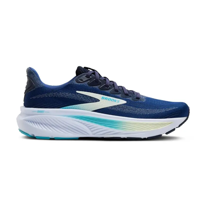 Women's Ghost 17 Running Shoes In Navy/Green/Turquoise 1